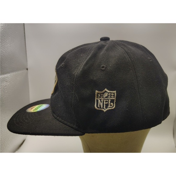 Las Vegas Raiders NFL Snapback Baseball Cap Black Embroidered Logo One Size - Picture 2 of 6